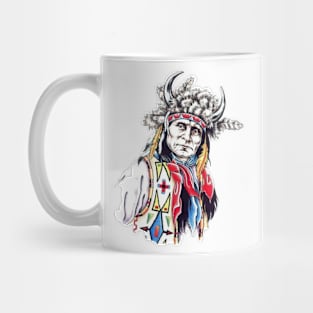 Native American chief Mug